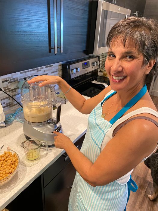 hummus preparation